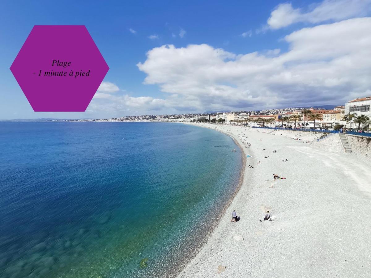 Studio - 1 Minute De La Plage Et De La Promenade Des Anglais Nisa Exterior foto